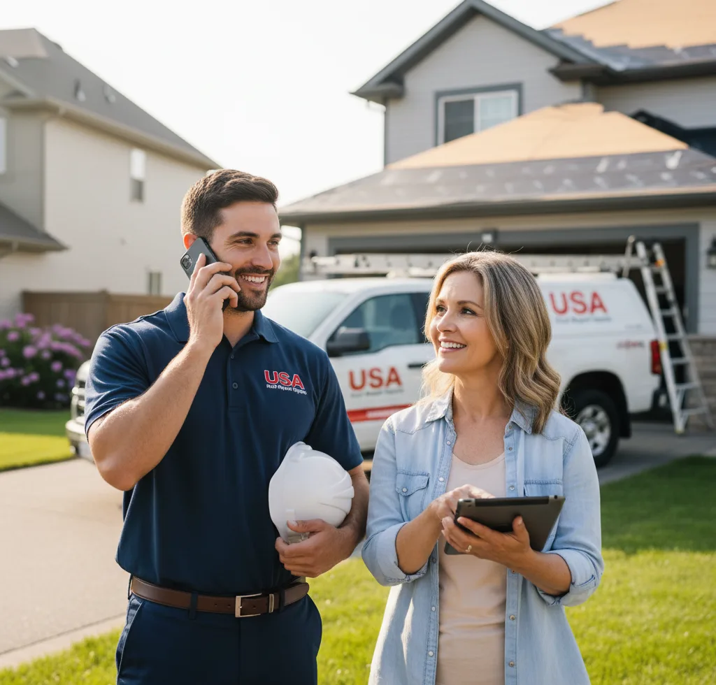 USA Roof Repair Experts customer support in Glen